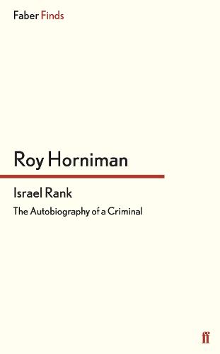 Israel Rank: The Autobiography of a Criminal (Paperback)