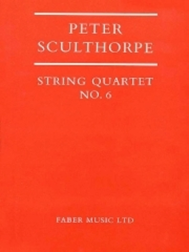 String Quartet No.6: (Score) (Paperback)