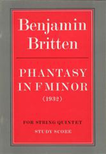Phantasy for String Quintet: (Score) (Paperback)