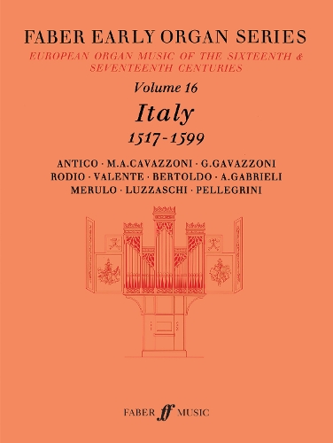 Early Organ Series 16: Italy 1517-1599 - Faber Early Organ Series (Sheet music)