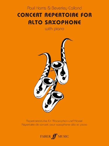 Concert Repertoire: (Alto Saxophone and Piano) (Paperback)
