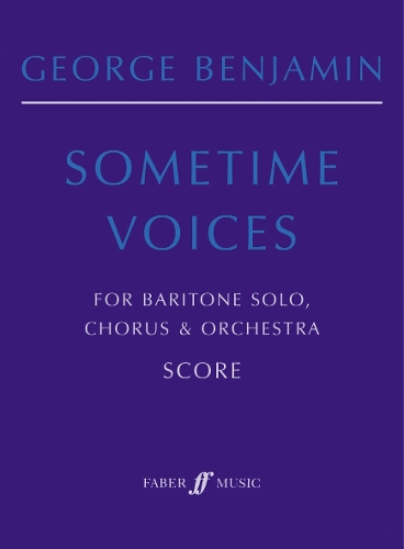 Sometime Voices: (Score) (Paperback)