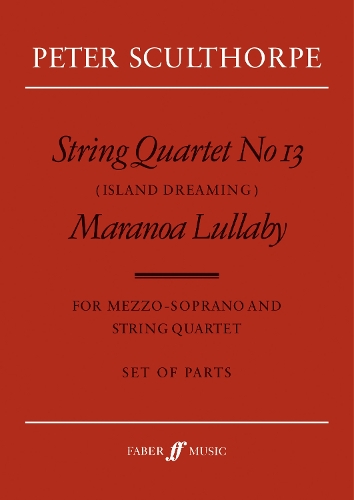 String Quartet No.13/maranoa: (parts) (Paperback)