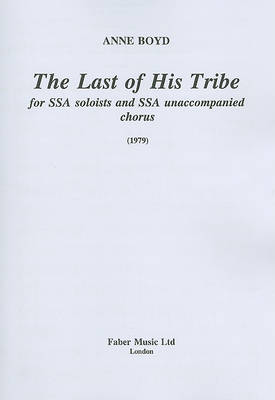 The Last of His Tribe (Sheet music)