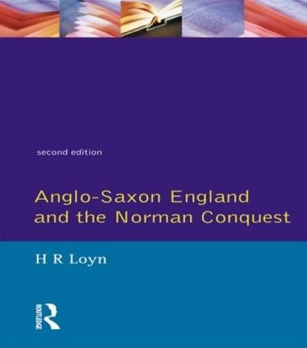 Anglo Saxon England and the Norman Conquest - Social and Economic History of England (Paperback)