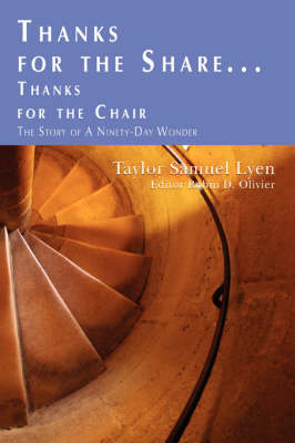 Thanks for the Share ...: Thanks for the Chair (Paperback)