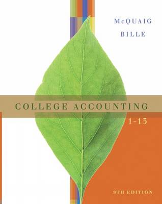 College Accounting, Chapters 1-13: Student Text (Hardback)