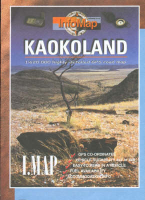 Kaokoland: Highly Detailed GPS Road Map (Sheet map)