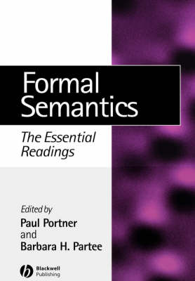 Formal Semantics: The Essential Readings - Linguistics: The Essential Readings (Paperback)