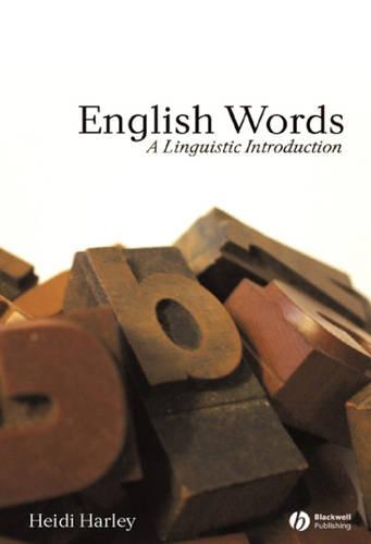 English Words: A Linguistic Introduction - The Language Library (Paperback)