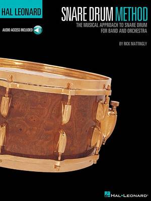 Rick Mattingly: Hal Leonard Snare Drum Method (Book/Online Audio) (Paperback)