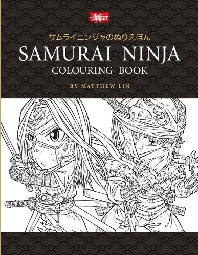 Samurai Ninja Colouring Book (Paperback)