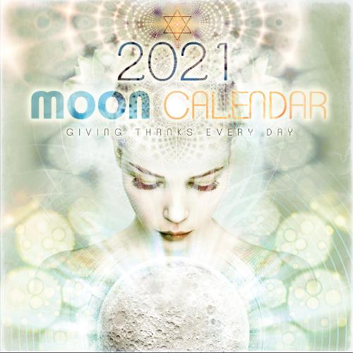 Moon Calendar 2021: Giving Thanks Every Day (Spiral bound)