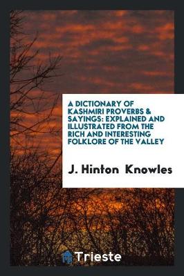A Dictionary of Kashmiri Proverbs & Sayings: Explained and Illustrated from the Rich and Interesting Folklore of the Valley (Paperback)
