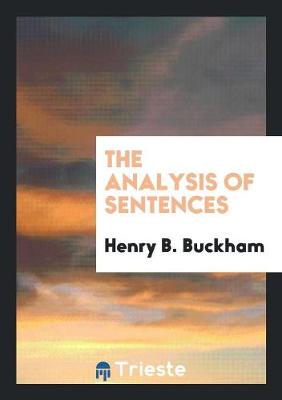 The Analysis of Sentences (Paperback)