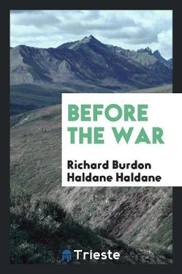 Before the War (Paperback)