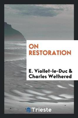 On Restoration (Paperback)