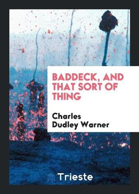 Baddeck, and That Sort of Thing (Paperback)