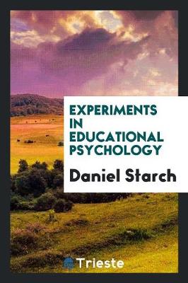 Experiments in Educational Psychology (Paperback)