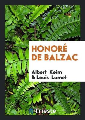 Honor de Balzac (Paperback)