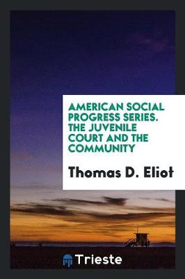 American Social Progress Series. the Juvenile Court and the Community (Paperback)