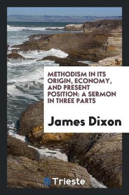 Methodism in Its Origin, Economy, and Present Position: A Sermon in Three Parts (Paperback)