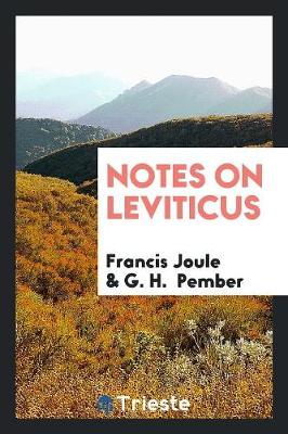 Notes on Leviticus (Paperback)