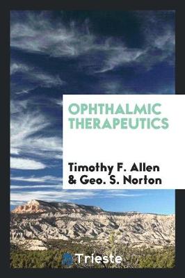 Ophthalmic Therapeutics (Paperback)