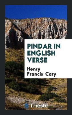 Pindar in English Verse (Paperback)