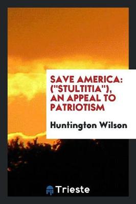 Save America: (stultitia), an Appeal to Patriotism (Paperback)