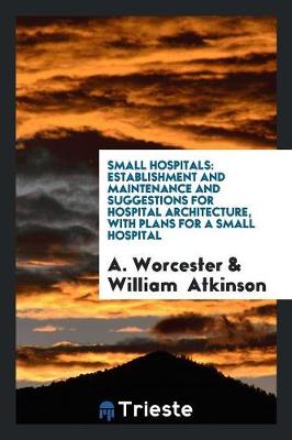 Small Hospitals: Establishment and Maintenance and Suggestions for Hospital Architecture, with Plans for a Small Hospital (Paperback)