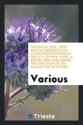 The Social Evil, with Special Reference to Conditions Existing in the City of New York; A Report Prepared Under the Direction of the Committee of Fifteen (Paperback)