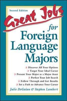 Great Jobs for Foreign Language Majors - Great Jobs For! Series (Paperback)