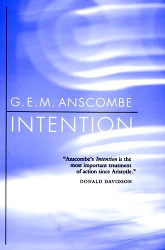 Intention - G. E. M. Anscombe