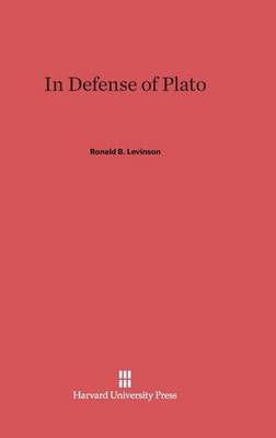 In Defense of Plato (Hardback)