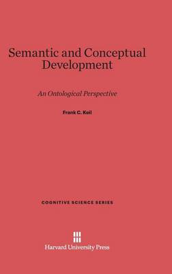 Semantic and Conceptual Development - Cognitive Science 1 (Hardback)