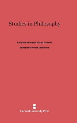 Studies in Philosophy (Hardback)