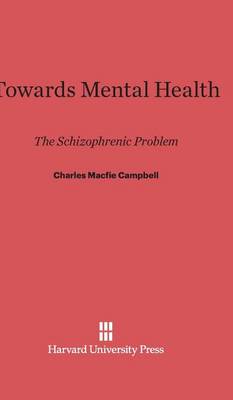 Towards Mental Health (Hardback)