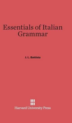 Essentials of Italian Grammar (Hardback)