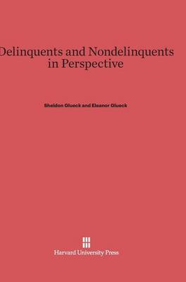 Delinquents and Nondelinquents in Perspective (Hardback)