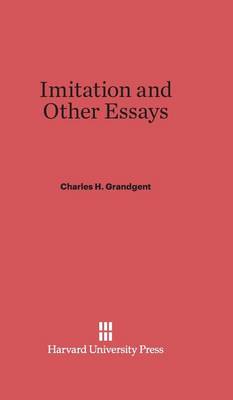 Imitation and Other Essays (Hardback)
