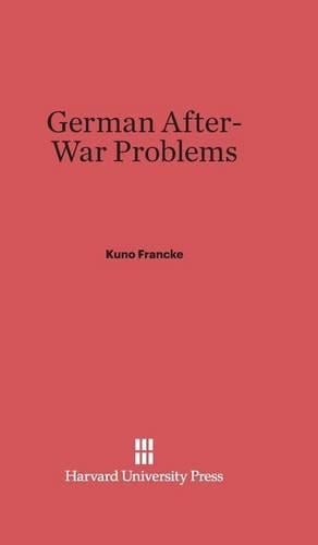 German After-War Problems (Hardback)