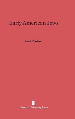 Early American Jews (Hardback)