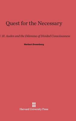 Quest for the Necessary (Hardback)
