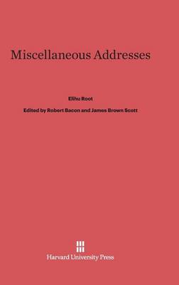 Miscellaneous Addresses (Hardback)