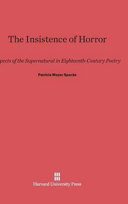 The Insistence of Horror (Hardback)