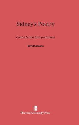 Sidney's Poetry (Hardback)
