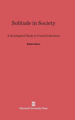 Solitude in Society (Hardback)