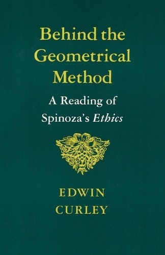 Princeton University Press Behind The Geometrical Method