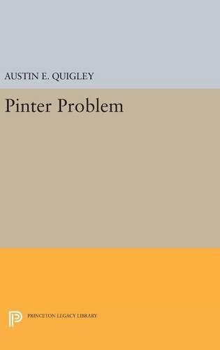 Pinter Problem - Princeton Legacy Library 1299 (Hardback)